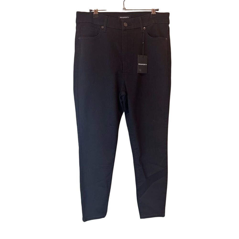 Prosperity Denim Womens High Rise Skinny Jeans‎ Black Size 32 PRSF-690IWB NWT
